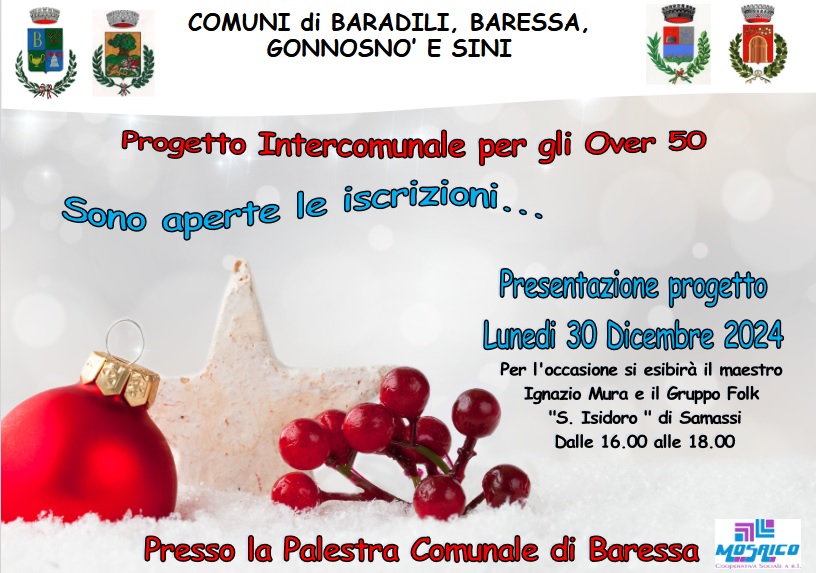 Progetto intercomunale Over 50